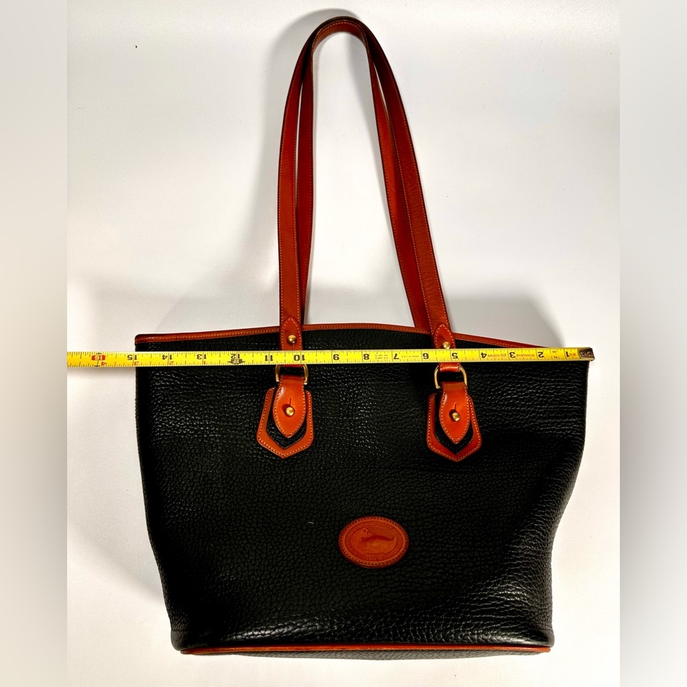 Dooney & Bourke Vintage Leather Shoulder Tote Bag - Picture 11 of 13